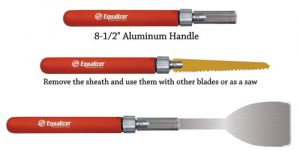 Алюминиевая рукоятка Expresslite™ для лезвий Express®, 8-1/2", Equalizer, ELH235 - Замена стекла, оборудование, инструмент, Ремонт стекол, Полировка стекол. Защитная пленка ClearPlex. Тонировочная пленка.