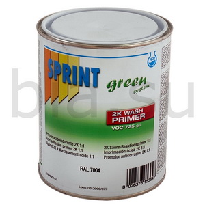 F99 Грунт Sprint виниловый Wash Primer, уп. 1л/1,13кг, F9906001G1 - Замена стекла, оборудование, инструмент, Ремонт стекол, Полировка стекол. Защитная пленка ClearPlex. Тонировочная пленка.