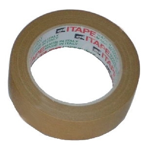 40м х 38мм Малярная бумажная лента Itape brown 80C, ISISTEM - Замена стекла, оборудование, инструмент, Ремонт стекол, Полировка стекол. Защитная пленка ClearPlex. Тонировочная пленка.