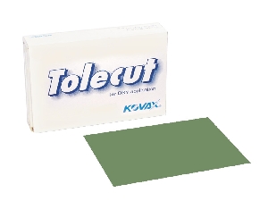 Клейкий  лист Tolecut Green P2500 70*114mm (шт.), Kovax, 1911512 - Замена стекла, оборудование, инструмент, Ремонт стекол, Полировка стекол. Защитная пленка ClearPlex. Тонировочная пленка.
