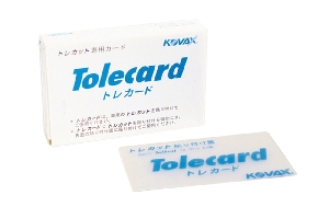 Подложка Tolecard жесткая 66*110 mm для листов Tolecut (шт.), Kovax, 9710048 - Замена стекла, оборудование, инструмент, Ремонт стекол, Полировка стекол. Защитная пленка ClearPlex. Тонировочная пленка.