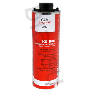 KS-500 Битумное покрытие для защиты днища CarSystem (черный), уп.1 л.