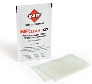 Очиститель NFclean 033 (пропитанная салфетка, 8 мл.) DOW - Замена стекла, оборудование, инструмент, Ремонт стекол, Полировка стекол. Защитная пленка ClearPlex. Тонировочная пленка.